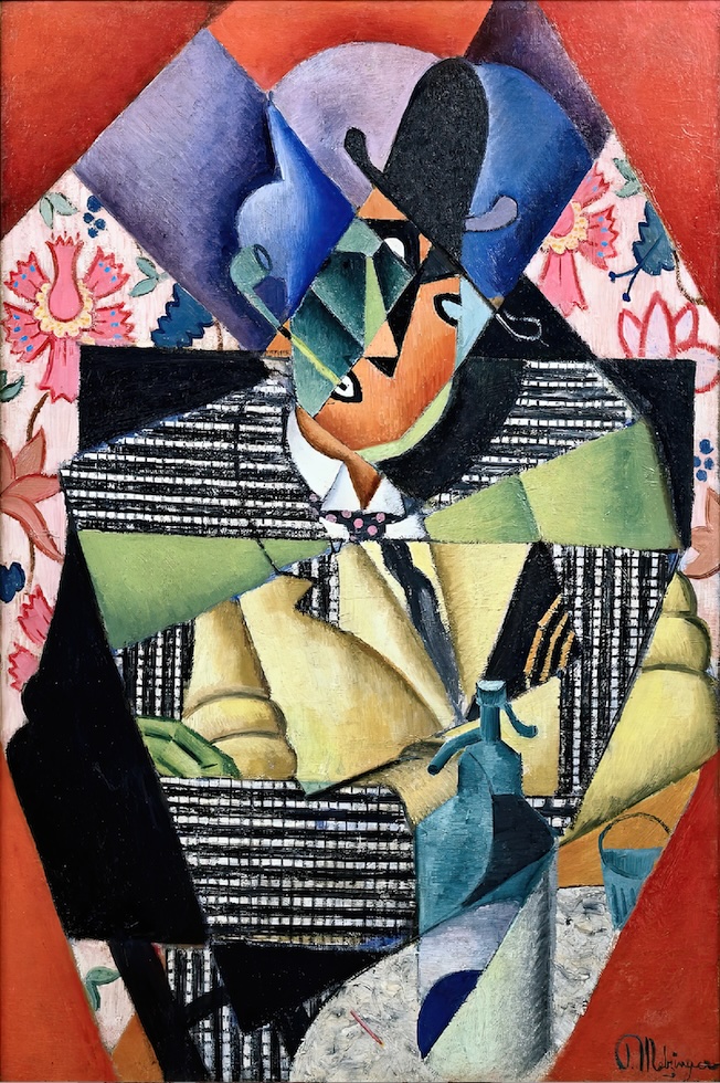 Jean Metzinger, Portrait de Max Jacob, 1913, Huile sur toile, 92,7 x 65,4 cm, Collection privée, courtesy Jacques de la Bèraudière © Adagp, Paris, 2024