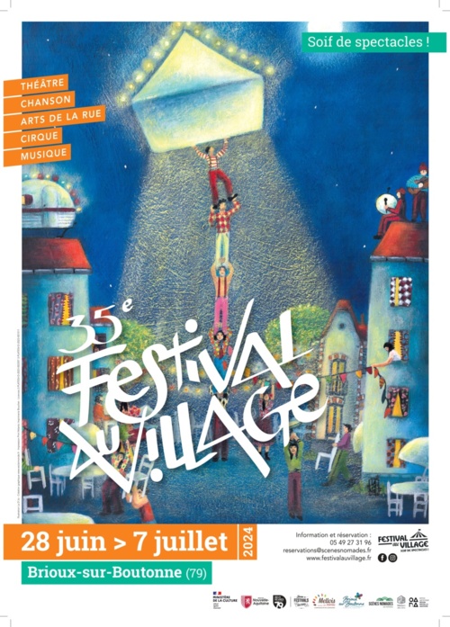 Brioux-sur-Boutonne, Deux-Sèvres : Festival au Village du 28 juin au 7 juillet 2024