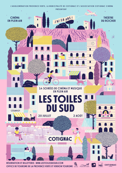 Cotignac (83), 18ème édition du Festival Les Toiles du Sud du 20 juillet au 2 août 2024