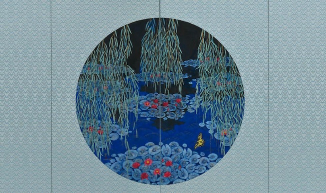 Hiramatsu Reiji. À la croisée des beautés éternelles – Penser à l’étang (détail), 2020. Giverny, musée des impressionnismes, MDIG 2022.5.6 © Takemi Art Photos