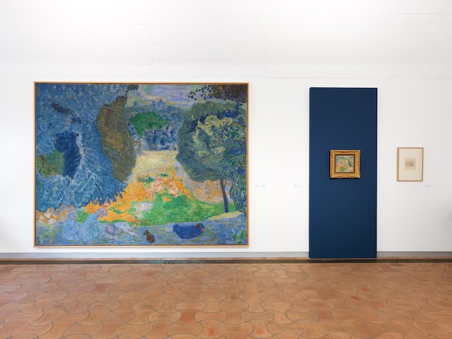 Vue in situ de l'exposition « Amitiés, Bonnard-Matisse » © Collection Fondation Maeght, Saint-Paul-de-Vence