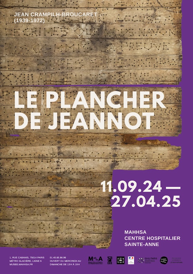 Musée d'Art et d'Histoire de l'Hôpital Sainte-Anne : Le Plancher de Jeannot. Du 11 09 2024 au 27 04 2025