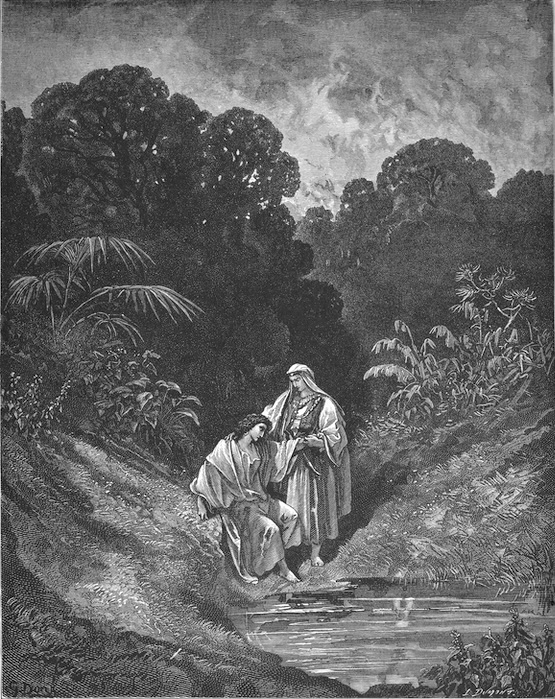 1 ⁄ 1 Plus de détails  David and Jonathan. Par Gustave Doré — Doré's English Bible, Domaine public, https://commons.wikimedia.org/w/index.php?curid=10732110