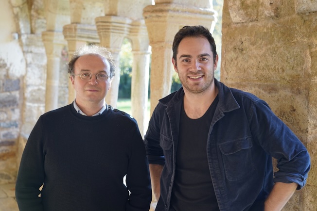 François Pérache et Thomas Pouget  en résidence à Sylvanès © Abbaye de Sylvanès