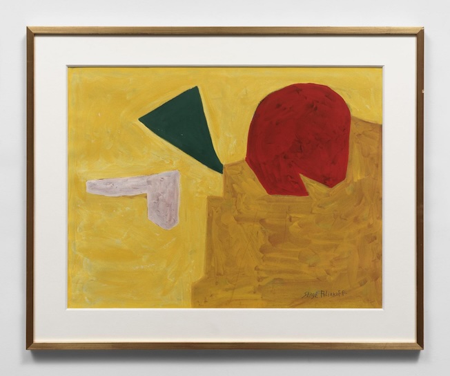 Composition abstraite, 1957, Gouache on paper © Alexis Poliakoff - Courtesy of the Estate and Almine Rech, Photo- Thomas Barratt