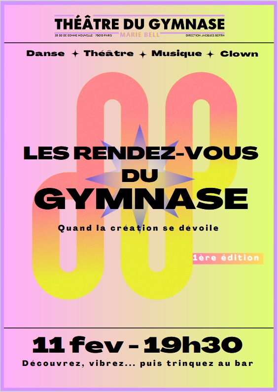 1ère édition des Rendez-Vous du Gymnase. 11 février 2025 – 19h30