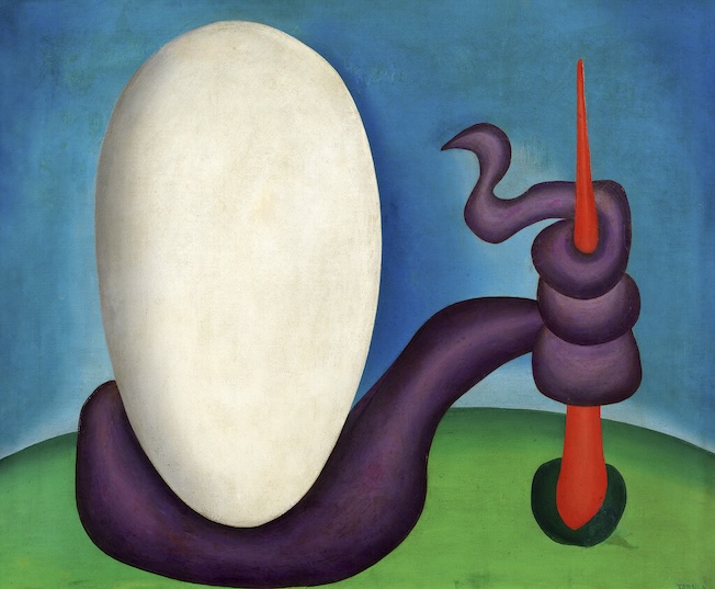 TARSILA DO AMARAL Urutu, 1928 Huile sur toile 60,5 × 72,5 cm Museu de Arte Moderna, collection Gilberto Chateaubriand, Rio de Janeiro © Tarsila do Amaral Licenciamento e Empreendimentos S.A. Photo : © Gilberto Chateaubriand