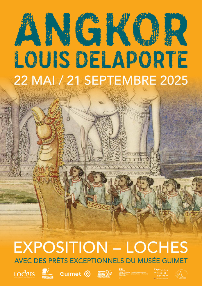 Loches, Cité royale : exposition « Angkor - Louis Delaporte ». Du 22 mai au 21 septembre 2025