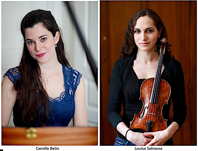 Buis-les-Baronnies (26170) : Louise Salmona, violon & Camille Belin, piano. Dimanche 30 mars 2025, 17h00