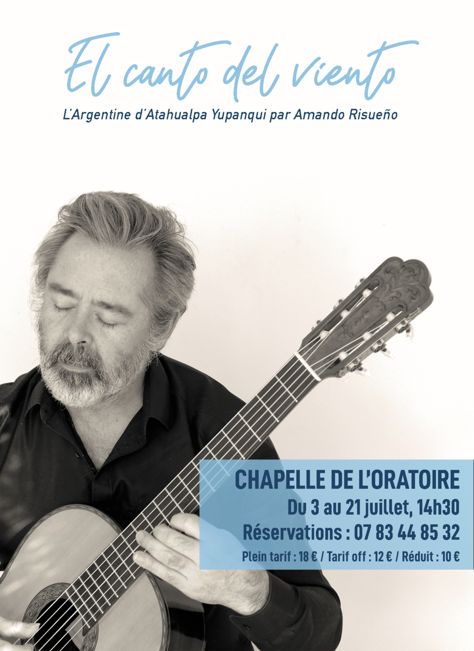 Avignon Off : El canto del viento, Chapelle de l'Oratoire, du 3 au 21 juillet 2024 à 14h30