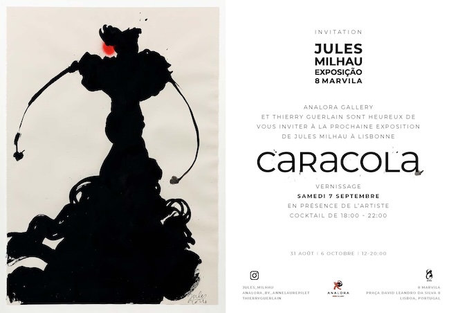 Lisbonne. Galerie Analora, « Caracola. Exposition 8 Marvila ». 31 août ‒ 6 octobre 2024