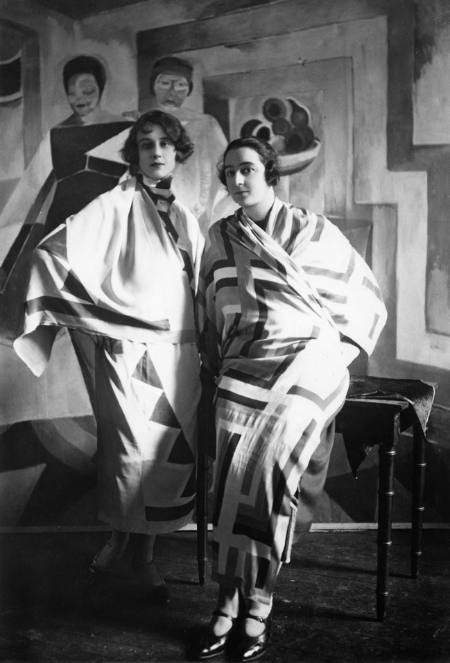 Sonia Delaunay (à droite). © Ullstein Bild / Roger-Viollet