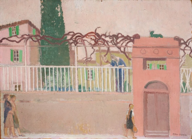 Maurice Denis Lucques, le jardin suspendu Vers 1931, huile sur carton Photo © Studio SLB Christian Baraja