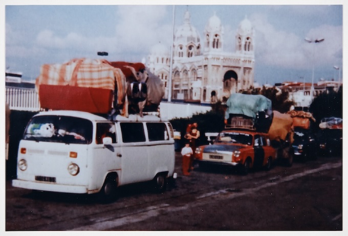 Famille en route vers la Tunisie, 1970 @ Coll. Musée histoire immigration