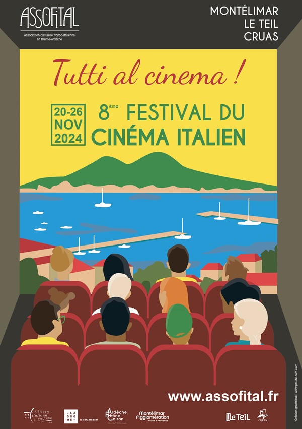 Montélimar. 8e festival du Cinéma Italien du 20 au 26 novembre 2024