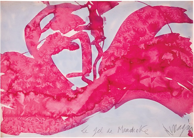 Jean Messagier, Le Gel de Mandrake, 1977-1978. Collection particulière © Studio François Vézien