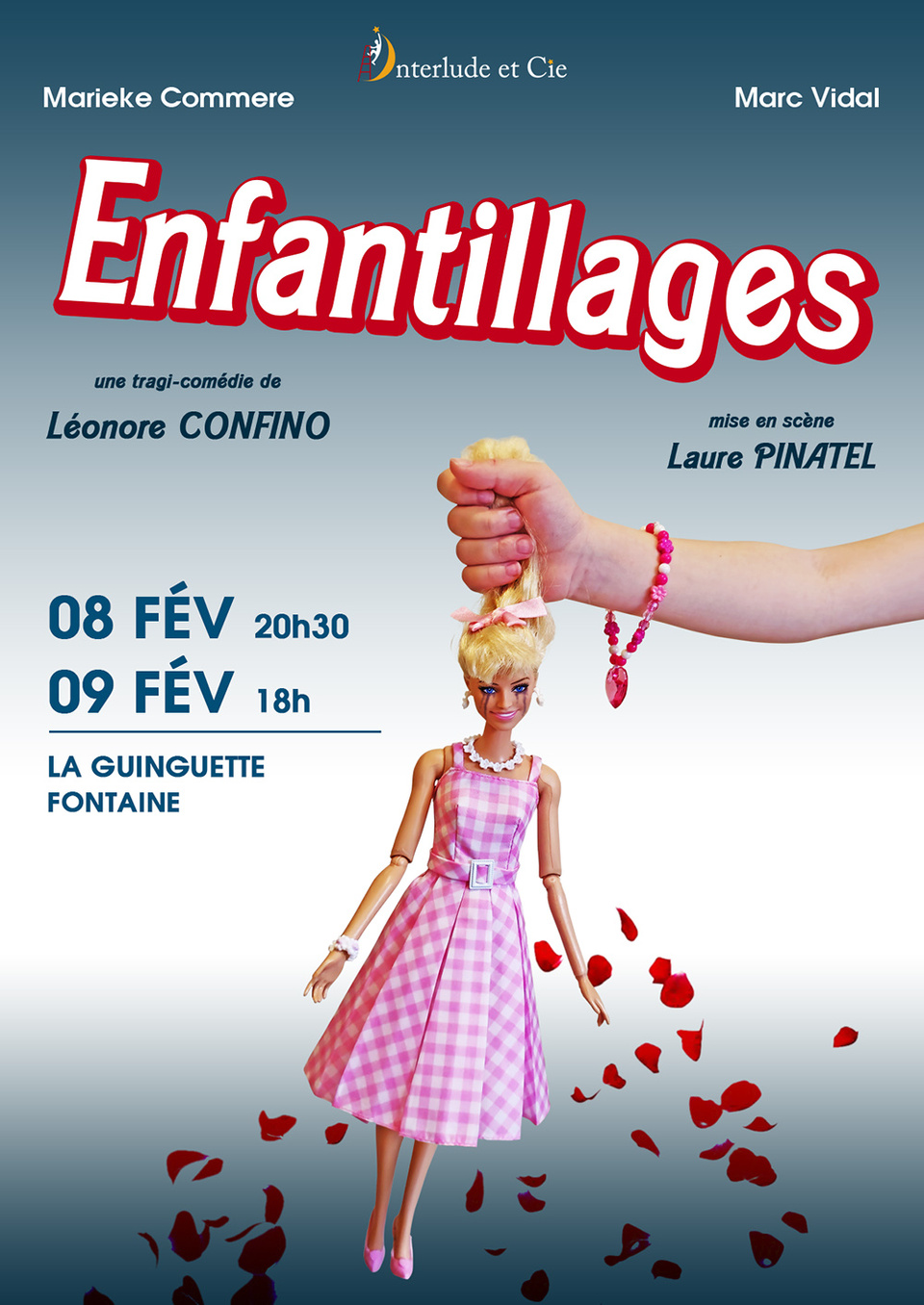 Fontaine (38), La Guinguette : « Enfantillages », une tragi-comédie de Léonore Confino. 08/02 et 09/02/2025