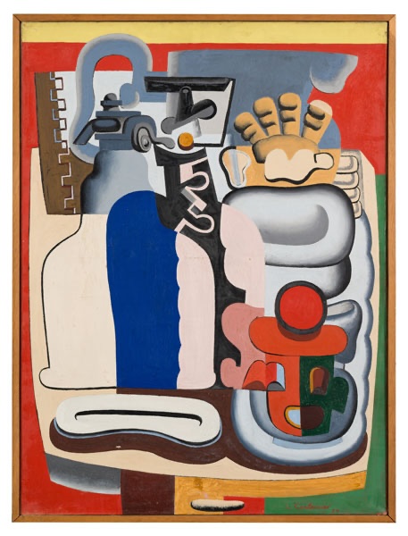 Le Corbusier. Nature morte au siphon, 1928 Oil on canvas, 134 × 115 × 7 cm. Fondation Le Corbusier, Paris © 2025, FLC/ProLitteris, Zurich