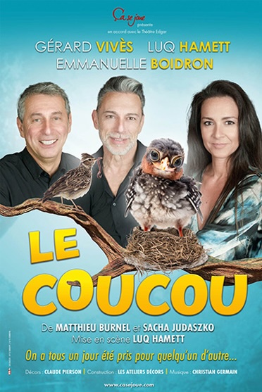 Lyon, Théâtre Comédie Odéon : « Le Coucou », de Matthieu Burnel, Sacha Judaszko. Du 11 au 22 mars 2025