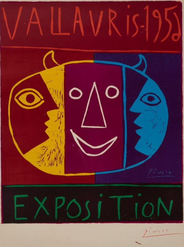 Pablo Picasso, Exposition Vallauris 1956, affiche originale, H. 99 x l. 66 cm, Collection Werner Röthlisberger  © Succession Picasso, Paris, 2025