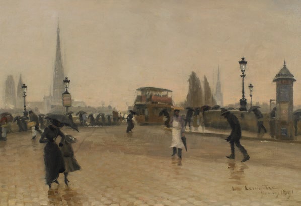 Léon-Jules Lemaitre, Vue de Rouen sous la pluie, 1891. Musée des Beaux-Arts de Rouen © Réunion des Musées Métropolitains de Rouen Normandie