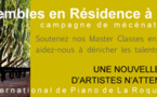 Le Festival International de Piano présente son projet de mécénat participatif « Ensembles en Résidence à La Roque ! »