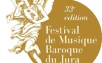 33e Festival de Musique Baroque de Jura du 31 mai au 16 juin 2019