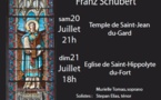 Ensemble vocal et instrumental des Cévennes : messe en sol majeur et Symphonie inachevée de Schubert, 20 et 21 juillet 19