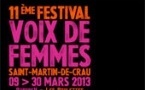 11e Festival voix de femmes à Saint-Martin de Crau du 9 au 30 mars 2013