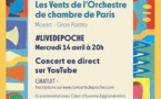 Concerts de Poche - l'Orchestre de chambre de Paris, live le mercredi 14 Avril à 20h en direct