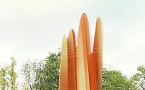 Croix, Hauts-de-France. Sculpture en verre signée Guillaume Bottazzi à découvrir pendant les Journées Européennes du Patrimoine