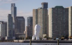 Jaume Plensa : Water's Soul, 2020  Newport, Jersey City, New Jersey