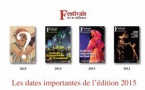 Festivals ici et ailleurs 2015 paraîtra le 20 juin prochain