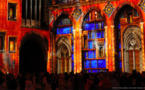 Les Luminessences d’Avignon du 12 août au 3 octobre 2015, cour d'honneur du Palais des Papes