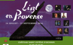 Bienvenue chez Liszt en Provence, Château Saint-Estève, Uchaux (Vaucluse), du 24 juillet au 25 septembre 2016